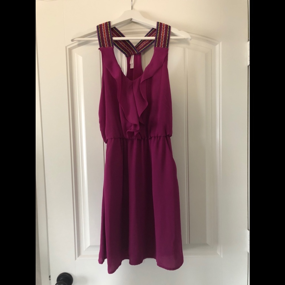 Cute Thick Strapped Spring Dress